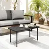 Outdoor-Couchtisch, wetterfester rechteckiger Produktbild-Vorschau 8