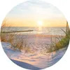 Sticker Kreis STRAND Meer Sonnenuntergang Landschaft Himmel Produktbild-Vorschau 1
