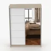 Kleiderschrank Schwebetürenschrank Schrank Schlafzimmer 150 Produktbild-Vorschau 6