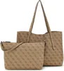 Guess Guess Brenton Tote 2in 1 Sac Beige Voir les images du produit 1