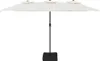 vidaXL Ombrellone doppio bianco sabbia 449x265 cm Anteprima dell’immagine prodotto 3