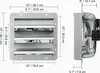 SucceBuy-Abluftventilator mit Jalousie, 305 mm, Produktbild-Vorschau 8