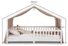 Hausbett Himmel LIAN in taupe - Betthimmel aus 100% Produktbild-Vorschau 8