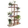 FATIVO Blumenständer draußen, Blumenregal aus Massivholz 6 Produktbild-Vorschau 11