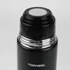 TOPFANN Edelstahl Thermoskanne schwarz 1l Produktbild-Vorschau 5