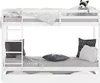 Homestyle4u Lit superposé pour enfant 90x200 cm Blanc Lit Voir les images du produit 7