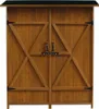 Gartenschrank "Espacio" - 140 x 49 x 162 cm - Braun Produktbild-Vorschau 2