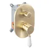 Unterputz Duschgarnitur Rea SERRA brushed gold + box Produktbild-Vorschau 2