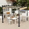JOIEYOU 3x3m Garten Pergola Stabile Gartenlauben mit Produktbild-Vorschau 4