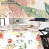 Tischdecke wasserabweisend abwaschbar Rot 200x140cm Zeitlos Produktbild-Vorschau 4
