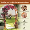 Dřevěný růže oblouk pro popínavé rostliny zahradní oblouk Náhled obrázku produktu 5