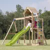 AXI Moos Spielturm aus Holz mit 2 Schaukeln & Strickleiter Produktbild-Vorschau 3