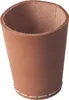 Leder-Würfelbecher nat. 8,5cm Produktbild-Vorschau 1