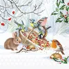 20 Servietten Winter Treat - Wintertiere teilen sich das Produktbild-Vorschau 2