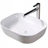 Lavabo da appoggio, lavabo da bagno, lavabo quadrato, Anteprima dell’immagine prodotto 1