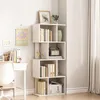 Étagère ouverte sur pied, blanche, avec étagères, meuble de Voir les images du produit 6