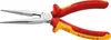A pair of insulated long-nose pliers with red and yellow handles, shown against a white background. Anteprima dell’immagine prodotto