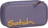 A purple pencil case with a wavy pattern and the brand name 'Satch' in yellow. Produktbild-Vorschau