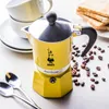 BIALETTI Rainbow Espressokocher gelb, 3 Tassen Produktbild-Vorschau 6