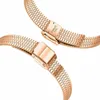 Strap-it Fitbit Inspire Edelstahlarmband (Roségold) Produktbild-Vorschau 3