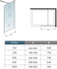 76X185cm Walk in ESG Glas Duschwand Duschabtrennungen Produktbild-Vorschau 6