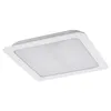 A white square LED ceiling light is shown against a white background. Podgląd zdjęcia produktu