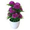 1Pc künstliche Chrysantheme Bonsai Topfpflanze Home Produktbild-Vorschau 2