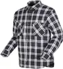 Modeka Colden Motorrad Hemd, schwarz/weiß, 4XL Produktbild-Vorschau 1