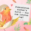 Mr. & Mrs. Panda Grußkarte Spruch Trombone Durchzieher - Produktbild-Vorschau 5