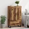 vidaXL Highboard old wood 69,5 x 31 x 115 cm materiál na Náhled obrázku produktu 3