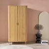 sweeek - Schrank Holzlook mit Regal und Kleiderstange - Produktbild-Vorschau 4