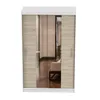 Armoire à portes coulissantes Armoire 120cm blanc/sonoma Voir les images du produit 7