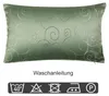 Kissenbezug 30x50 cm lindgrün Damast Circle Deko Produktbild-Vorschau 3
