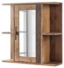 home24 Spiegelschrank - Pinie Massiv / Metall - Pinie / Produktbild-Vorschau 1
