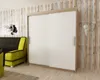 A modern living room with a wardrobe, sofa, and artwork. Produktbild-Vorschau
