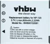 vhbw 2x Akku Ersatz für Casio NP-120 für Kamera (550 mAh, Produktbild-Vorschau 3