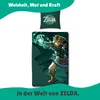 A product image featuring bedding with a character from The Legend of Zelda: Tears of the Kingdom. Produktbild-Vorschau