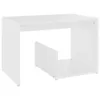 vidaXL Bočný stolík biely 59x36x38 cm Drevo Materiál Náhľad obrázku produktu 1