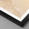 Gerahmtes Poster - Schwarzer Rahmen - Sand Schatten Blätter Produktbild-Vorschau 2