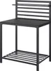 home24 Gartenküchentisch - Aluminium / Kunststoff - Schwarz Produktbild-Vorschau 4