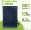 Frottier Waschhandschuhe 10er Pack 15x21cm, 100% Baumwolle, Produktbild-Vorschau 6
