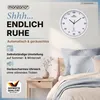 MONZANA® Wanduhr Groß Ø31cm Geräuscharm Automatische Produktbild-Vorschau 3