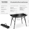 tectake® Aluminium Campingtisch Tina faltbar 90 x 52 x 47 - Produktbild-Vorschau 5