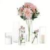 6 pièces de verre Vase rond, vase décoratif, fait à la main Voir les images du produit 1
