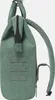 A side view of a green corduroy backpack. Produktbild-Vorschau
