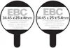 CFA378 - Plaquettes de frein vélo (organiques) EBC Brakes Voir les images du produit 1
