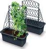 Vaso da fiori in plastica Prosperplast con pergola - Grigio Anteprima dell’immagine prodotto 7