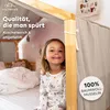 Hausbetthimmel aus Musselin - Hausbett Deko für Mädchen & Produktbild-Vorschau 2