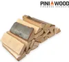 PINI 10 Kg Mini bois de chauffage hêtre 15 cm séché pour Voir les images du produit 2
