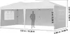 Gazebo pieghevole VEVOR, 5,9 x 2,96 x 2,65 m, tendone, Anteprima dell’immagine prodotto 8
